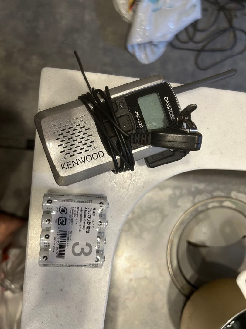 KENWOOD トランシーバー イヤホン付き