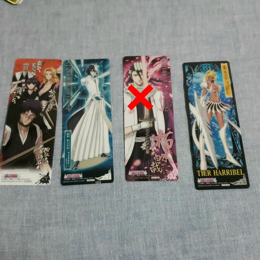 カード再追加しました。BLEACH　カードしおりセット