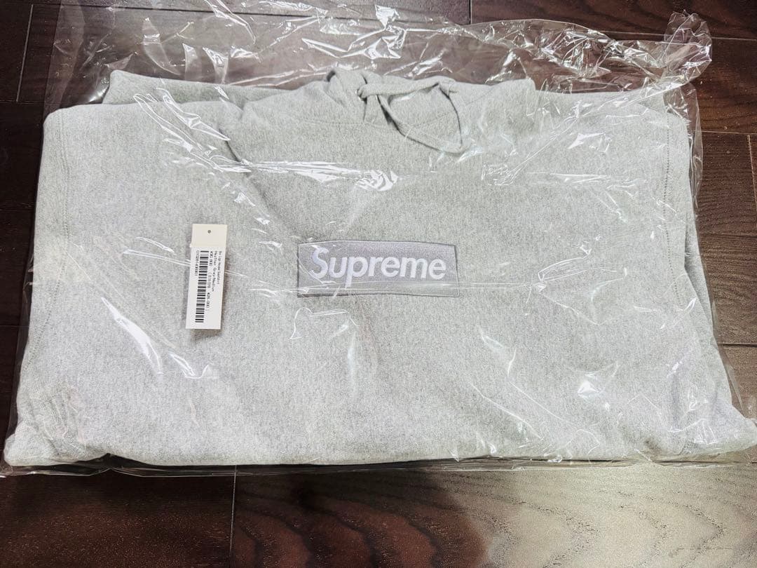 M Supreme Box Logo Hooded Sweatshirt 灰
