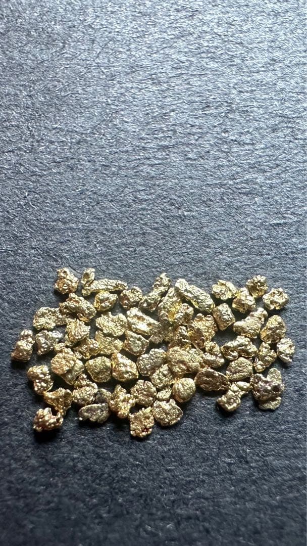 砂金　自然金　gold