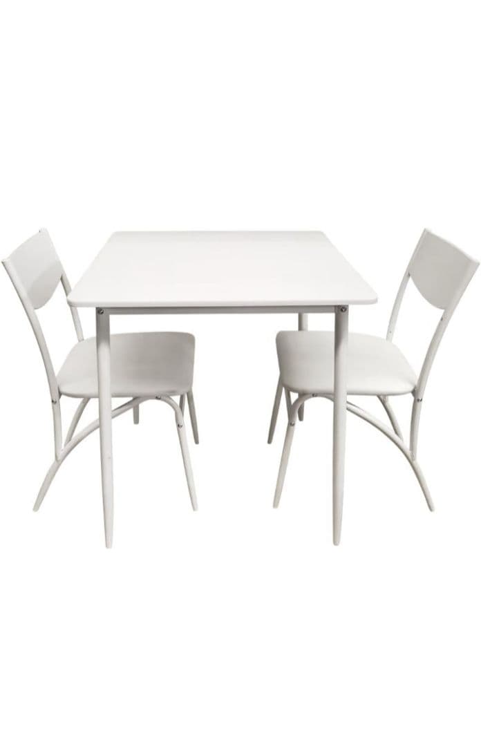 ダイニングテーブル チェアセット ホワイト家具 インテリア 机 食卓 チェア2脚