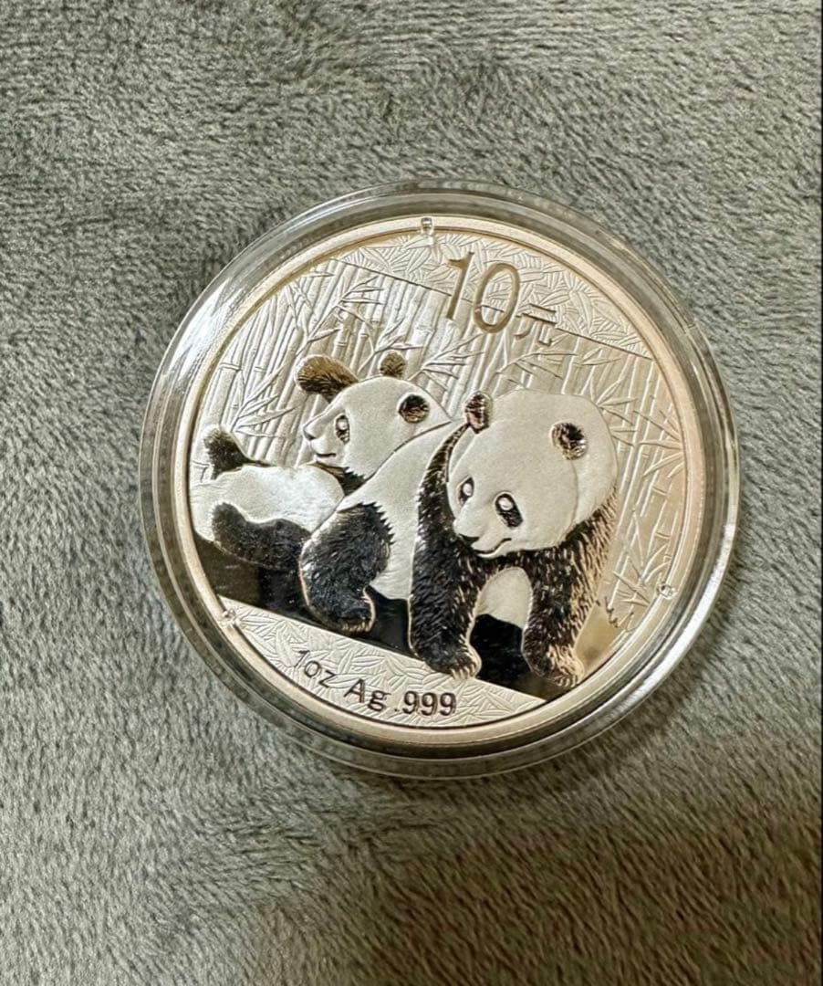 2010年パンダ銀貨