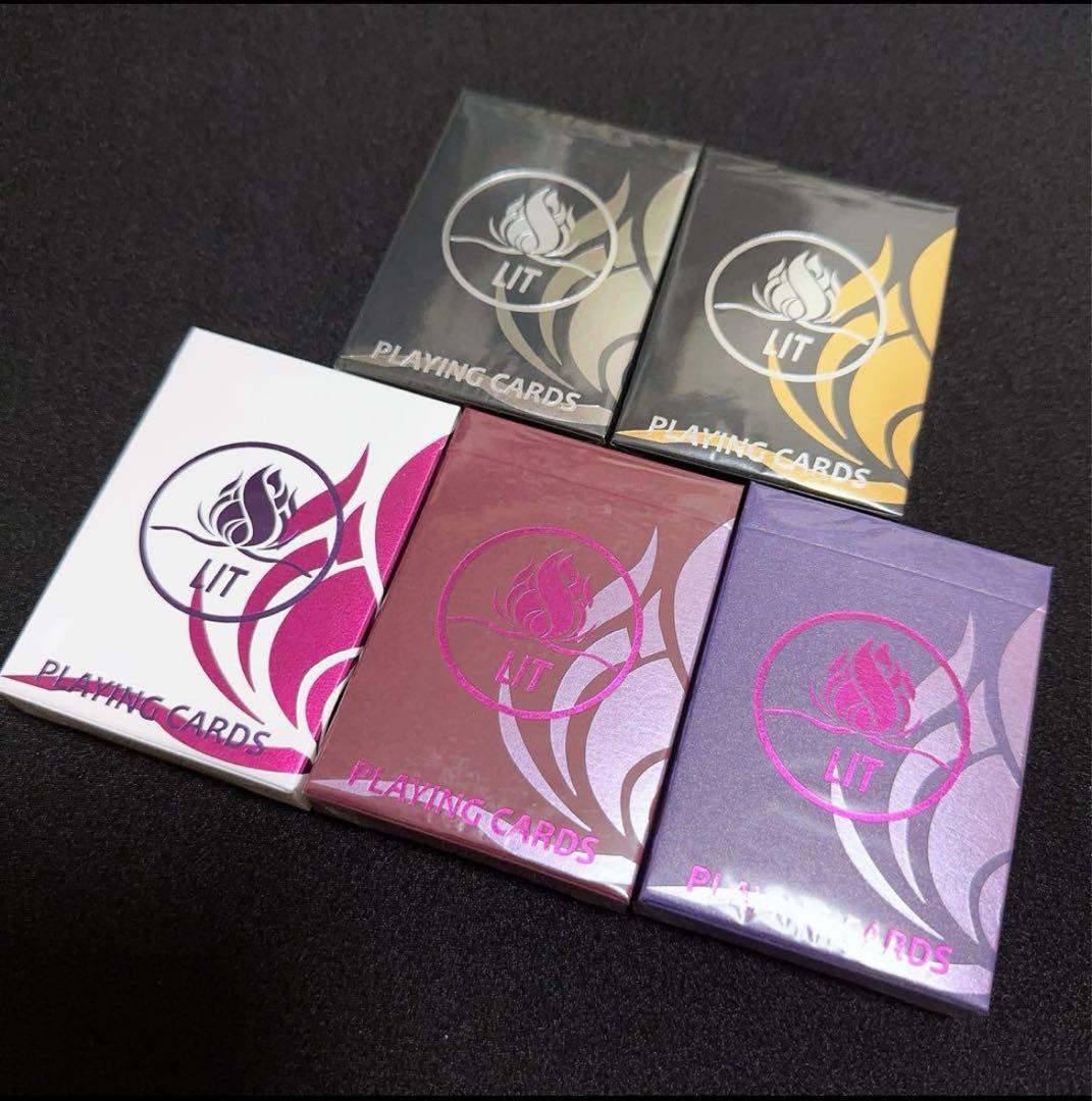 トランプ Lit playing cards v1 v2 gilded