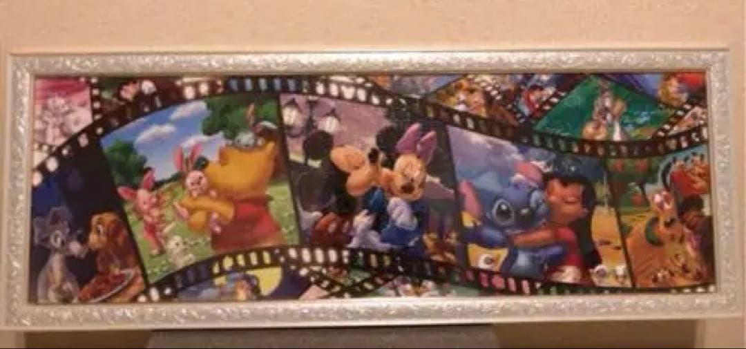 ジグソーパズル　ディズニー　1000ピース　フレーム入り　6月限定