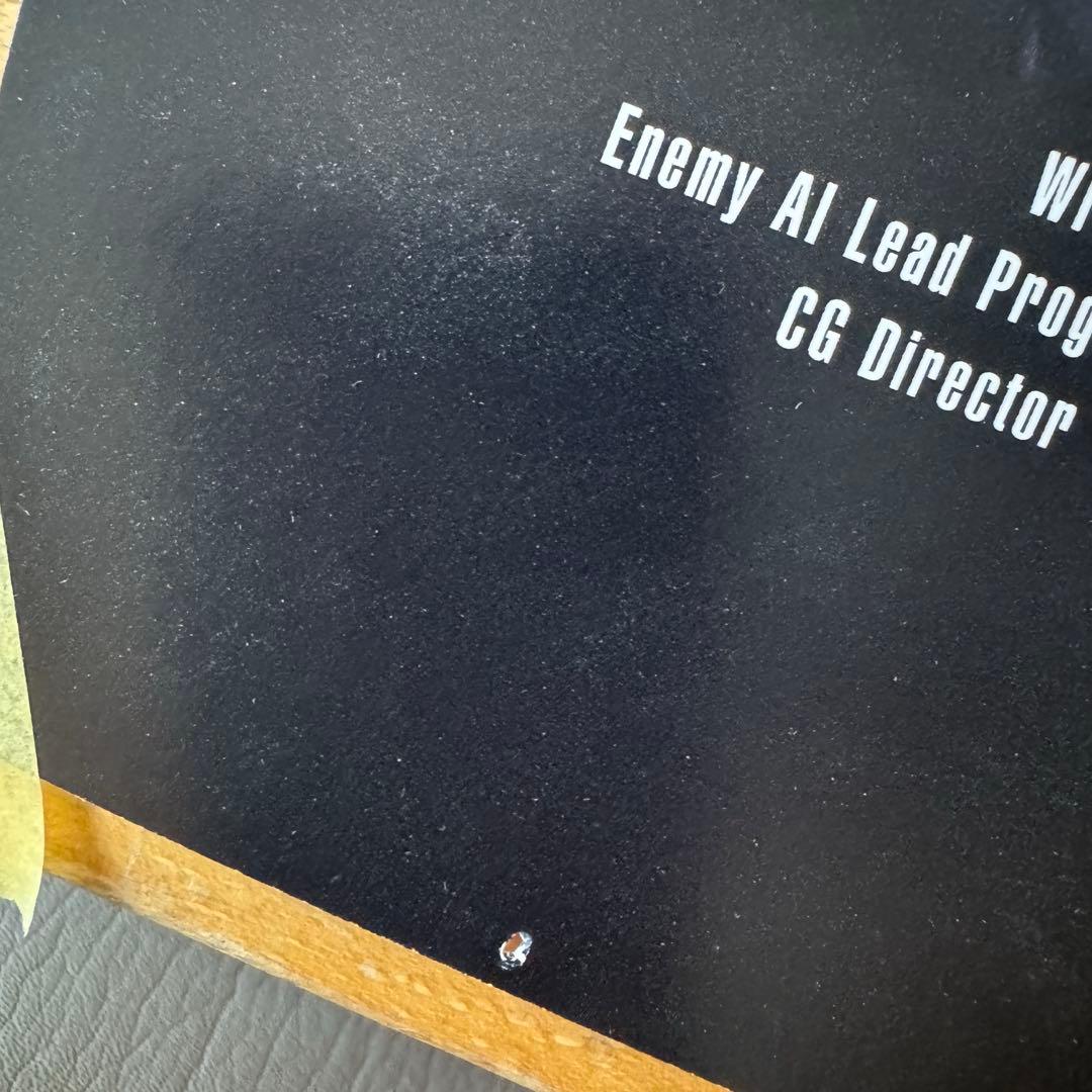 【非売品 希少】メタルギアソリッド４ポスター L GEAR SOLID４