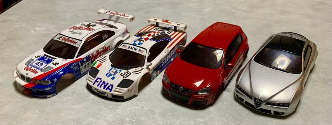 京商　ミニッツ ボディ4セット　BMW アルファロメオ ワーゲン　SUV