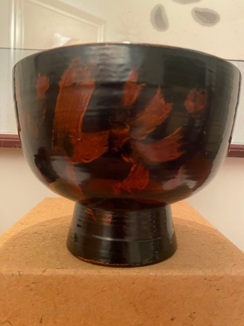 クリスマスセール　12月末まで　角偉三郎　練金文合鹿椀　最高傑作品