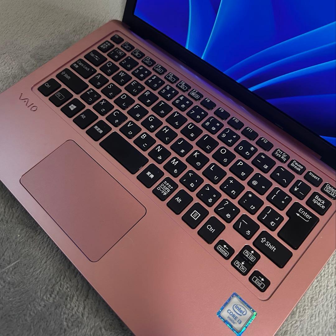 ピンクVAIO✨Core i3 windows11ノートパソコンすぐ使える