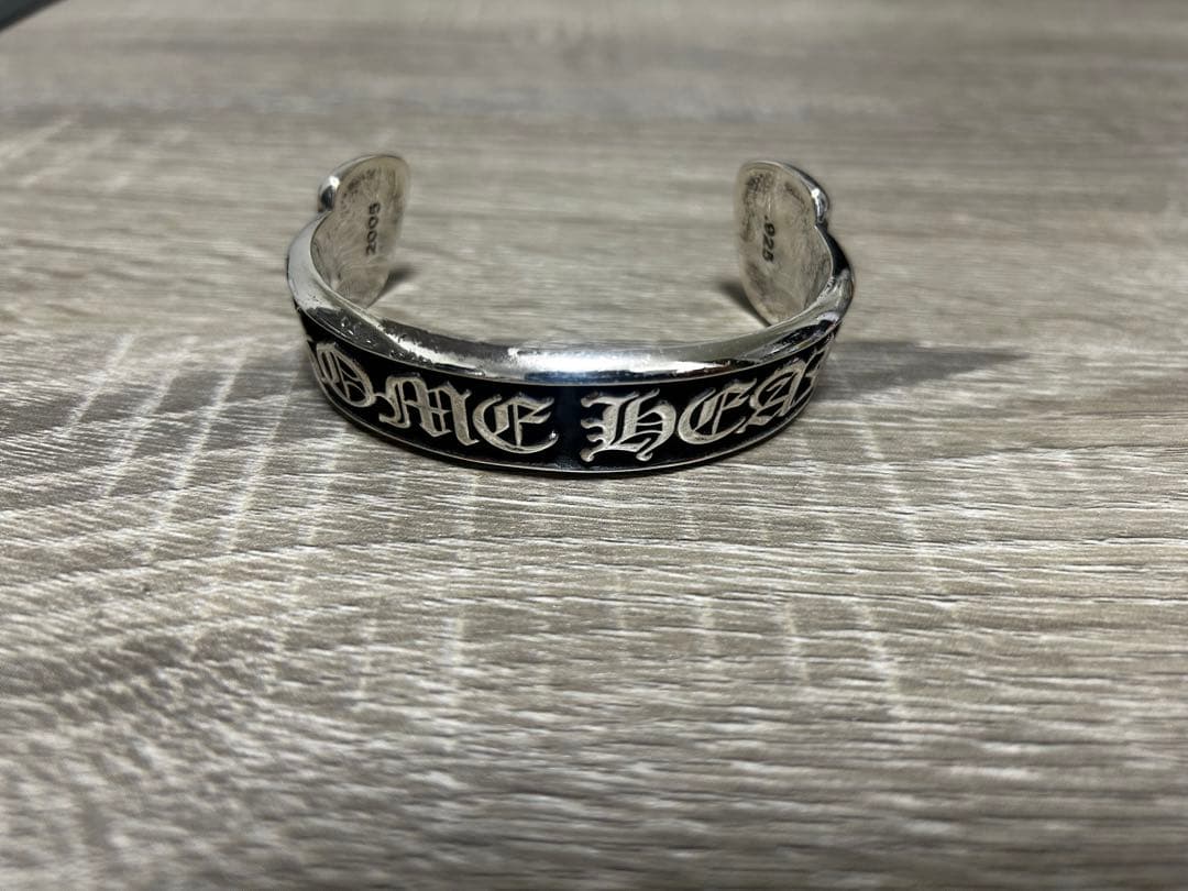 クロムハーツ　スクロールラベルバングル　スクロールレーベル　CH