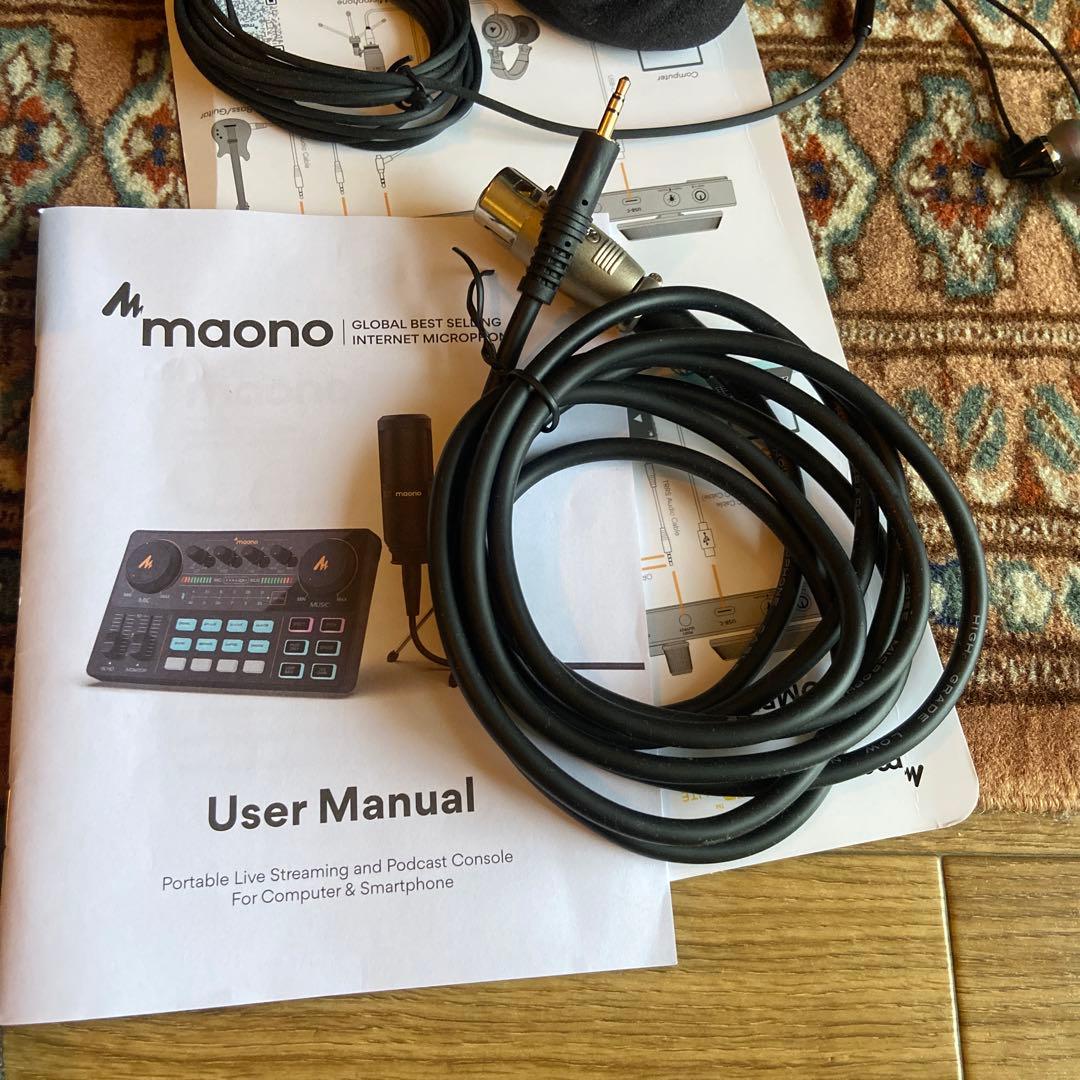 【美品】　maonoCASTER S1 スターターバンドル AU-AM200