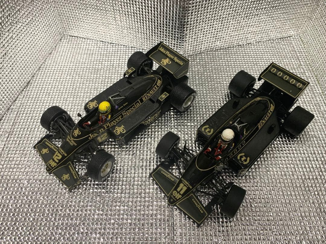 【F1ミニチャンプス　ロータスルノー97T A.セナ　アンジェリス　1/18】