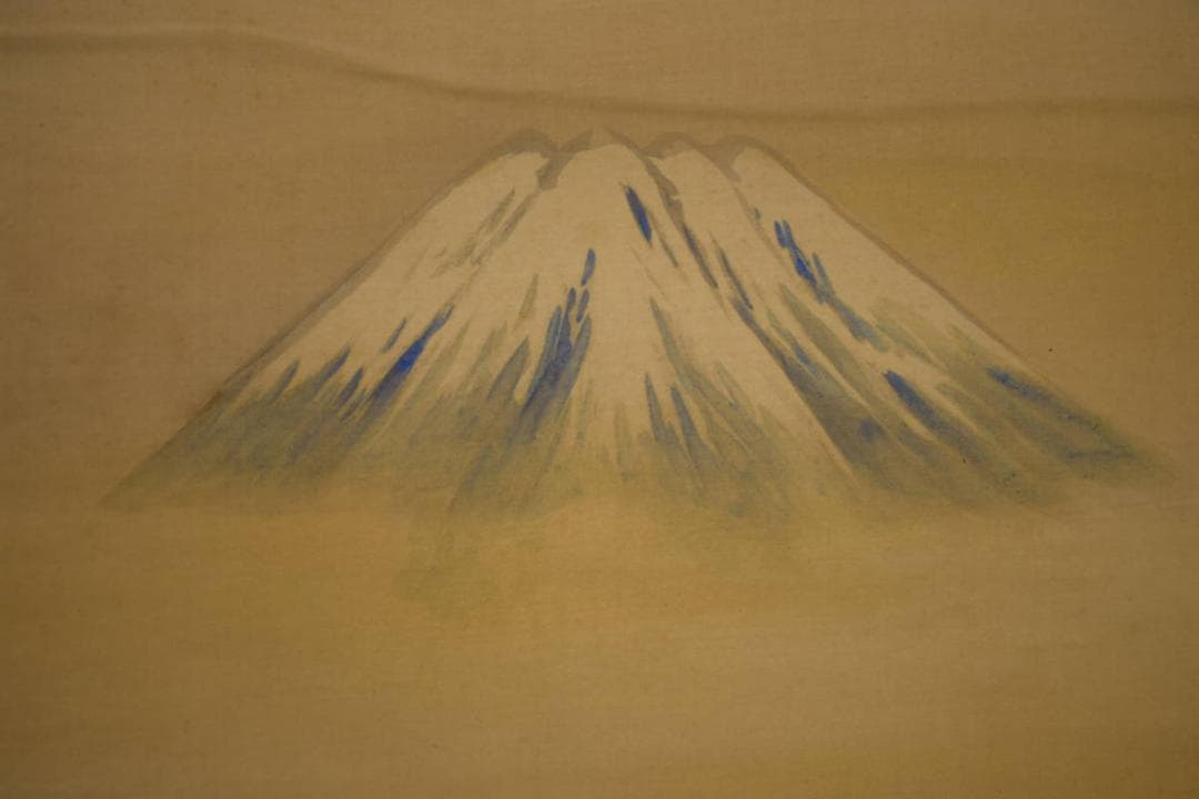 真作/前川文嶺/羽衣図/人物図/前川孝嶺の桐極箱付/布袋屋掛軸HI-623