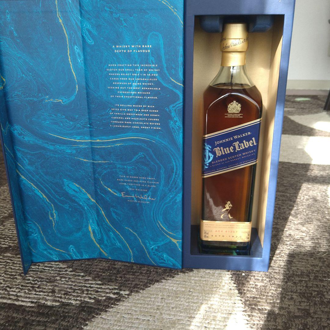 ジョニーウォーカー ブルーラベル ウイスキー ブレンデッド スコッチ 箱付き
