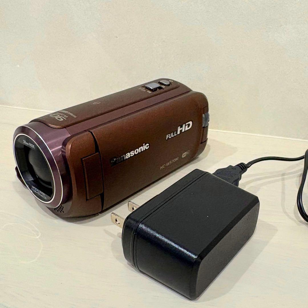 美品　パナソニック W570M ブラウン HC-W570M