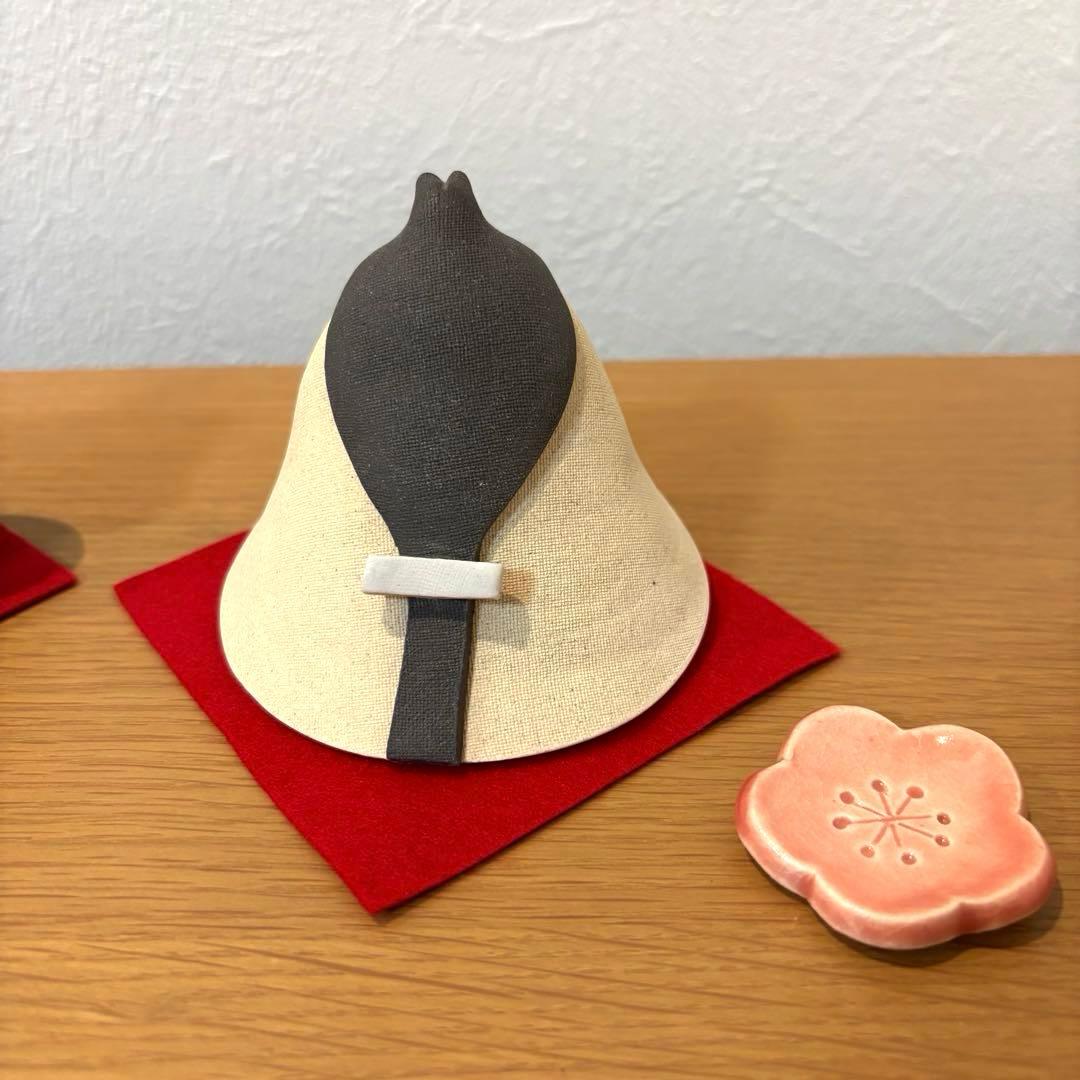 永田みどり　陶雛セット　ナチュラン限定　古陶里　ひなまつり