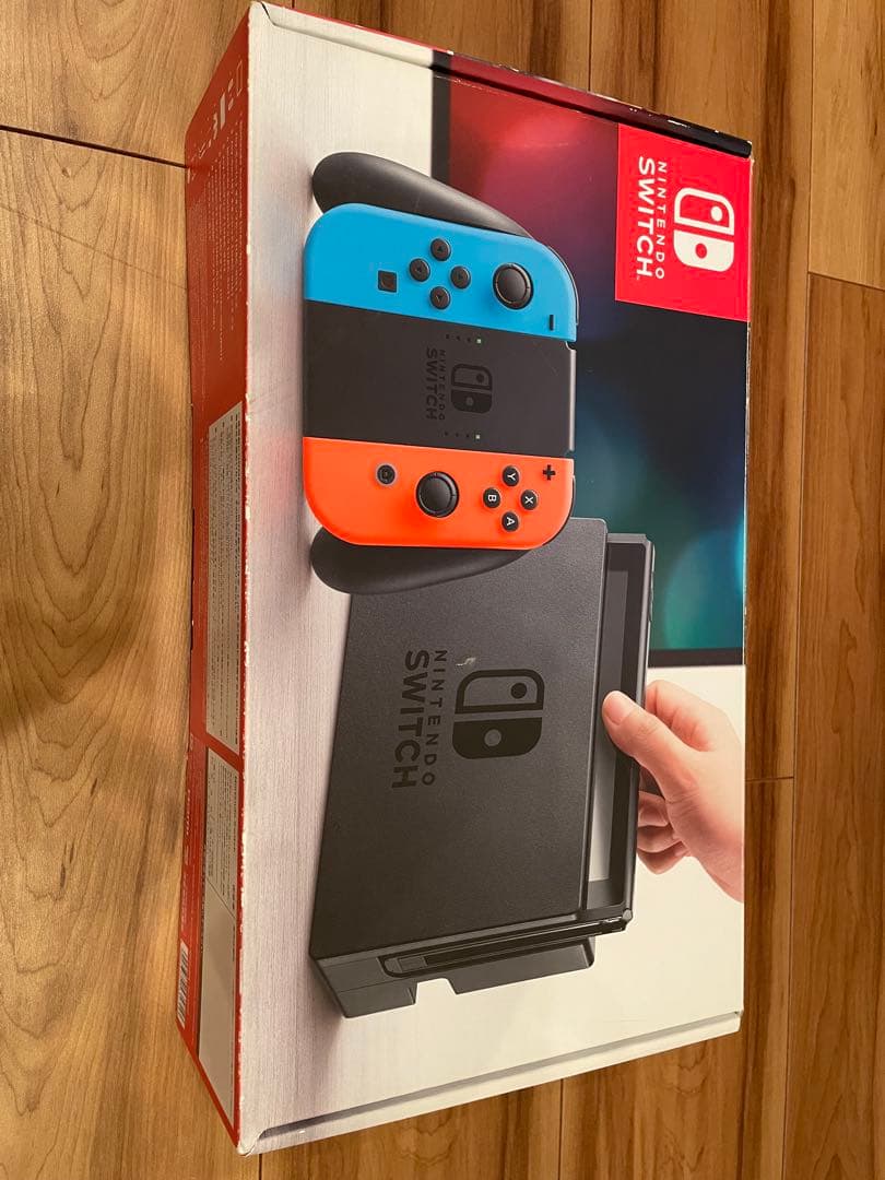 Nintendo Switch ネオン 赤青 本体 付属品完備