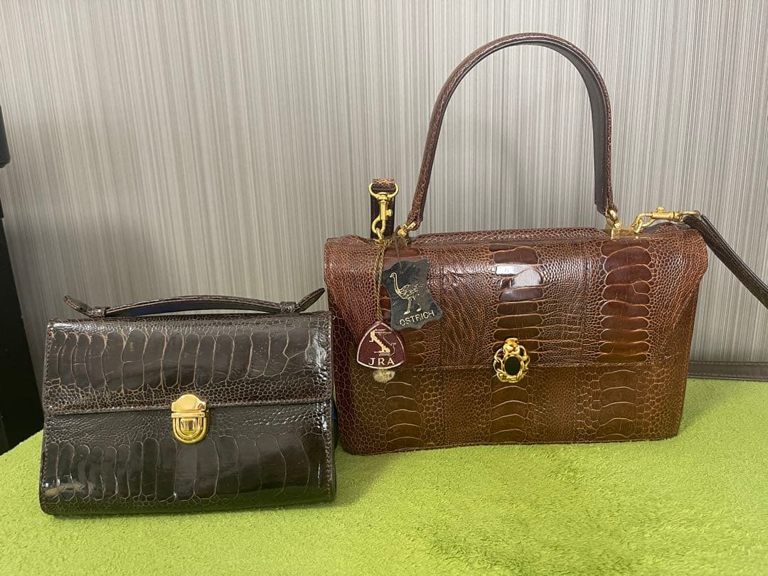 Eagle JRA オーストリッチ 2 way ハンドバッグ まとめ