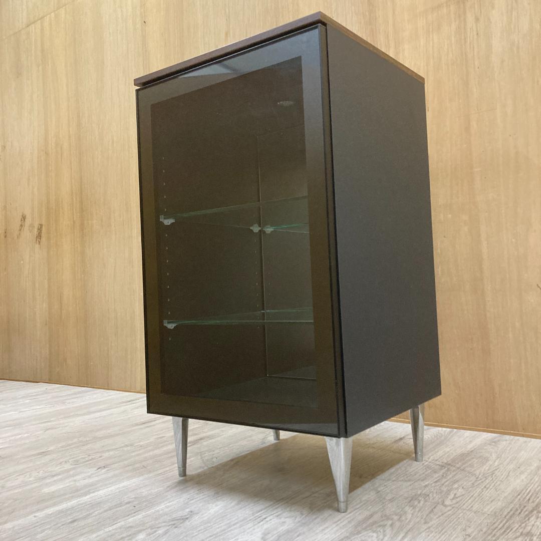 綾野製作所　照明付　コレクションケース　キャビネット　収納サイドボード