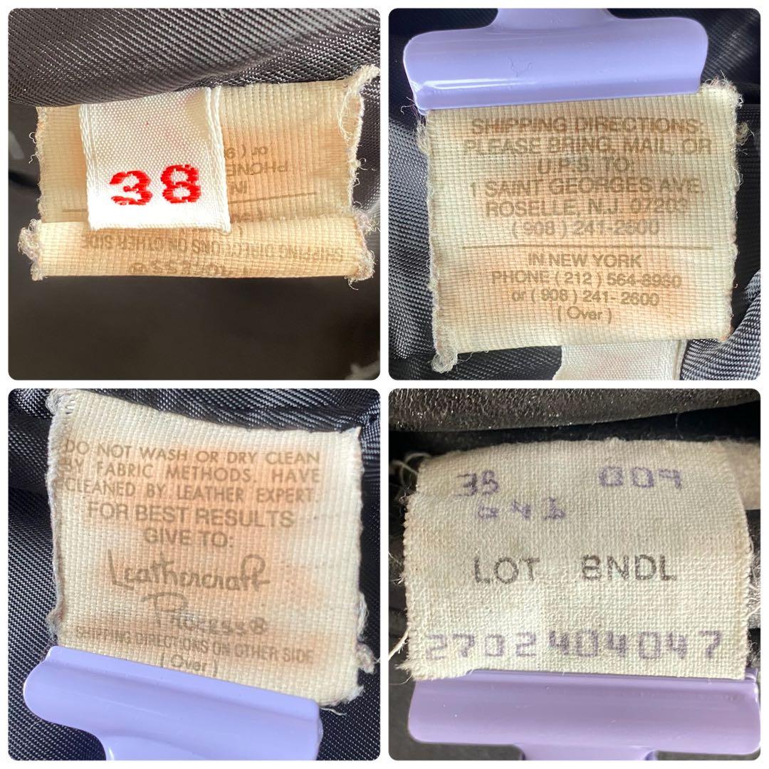 美品✨SCHOTT　641 シングルライダース　黒　38 L相当