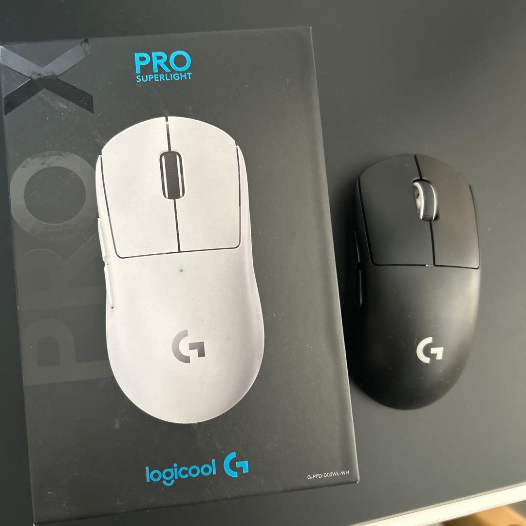 【美品】Logicool G PRO X SUPERLIGHT ブラック 箱無し