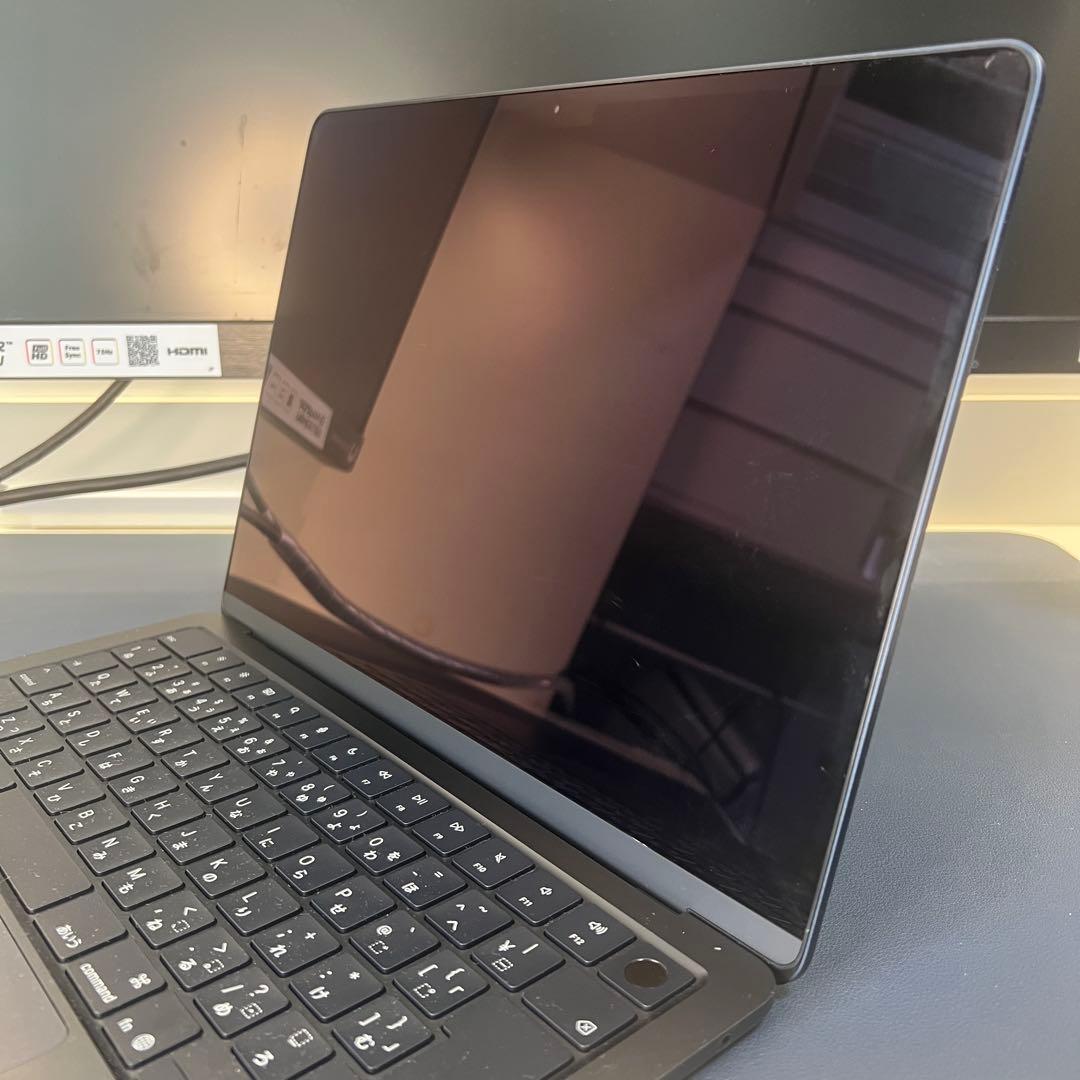 M4 Macbook air 充放電5回ミッドナイト