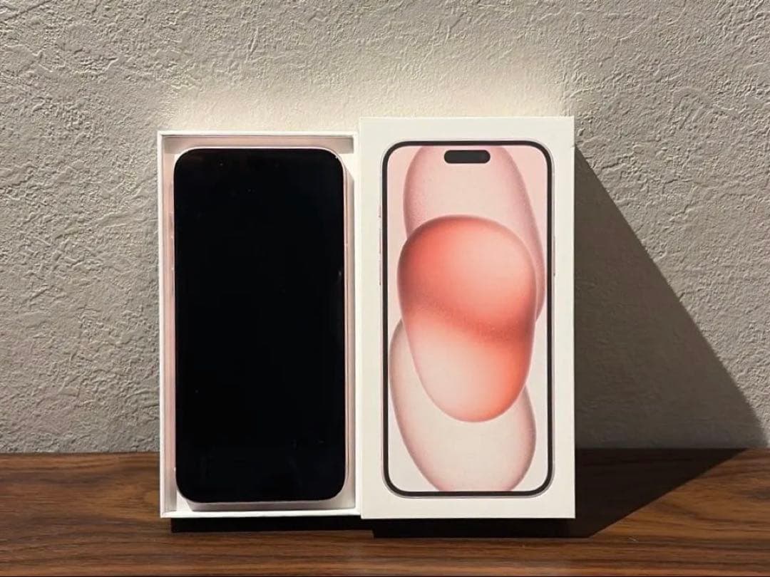 iPhone 15 plus 128GBピンク 本体(iFace付き)