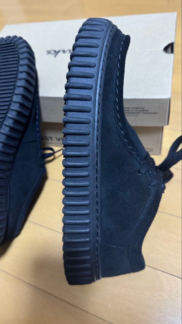 Clarks トーヒル ロー ブラック 25.5cm