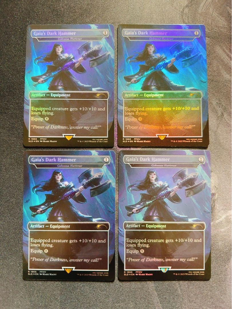 【foil】ガイアのイポスセスフィラ(巨像の鎚) 英語　4枚セット