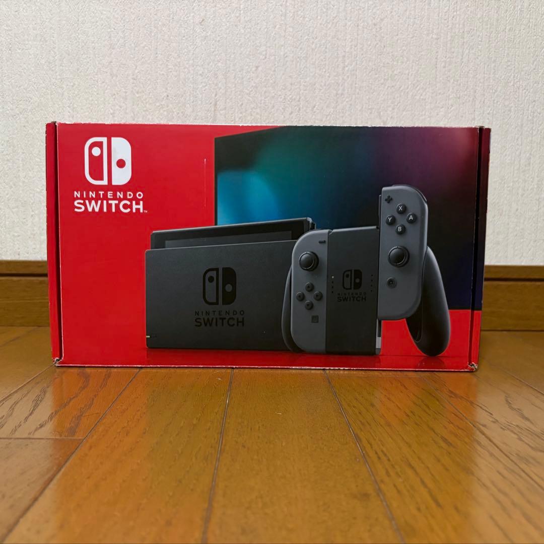 【26日まで！】Nintendo Switch 本体 グレー バッテリー強化型