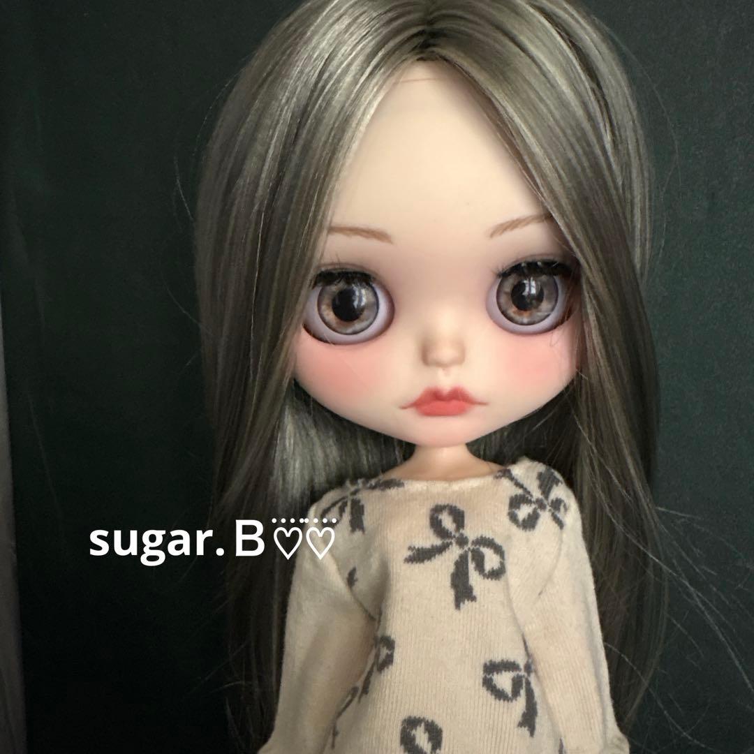 アイシードールカスタム❤︎モスグリーンmix×シルバー❤︎