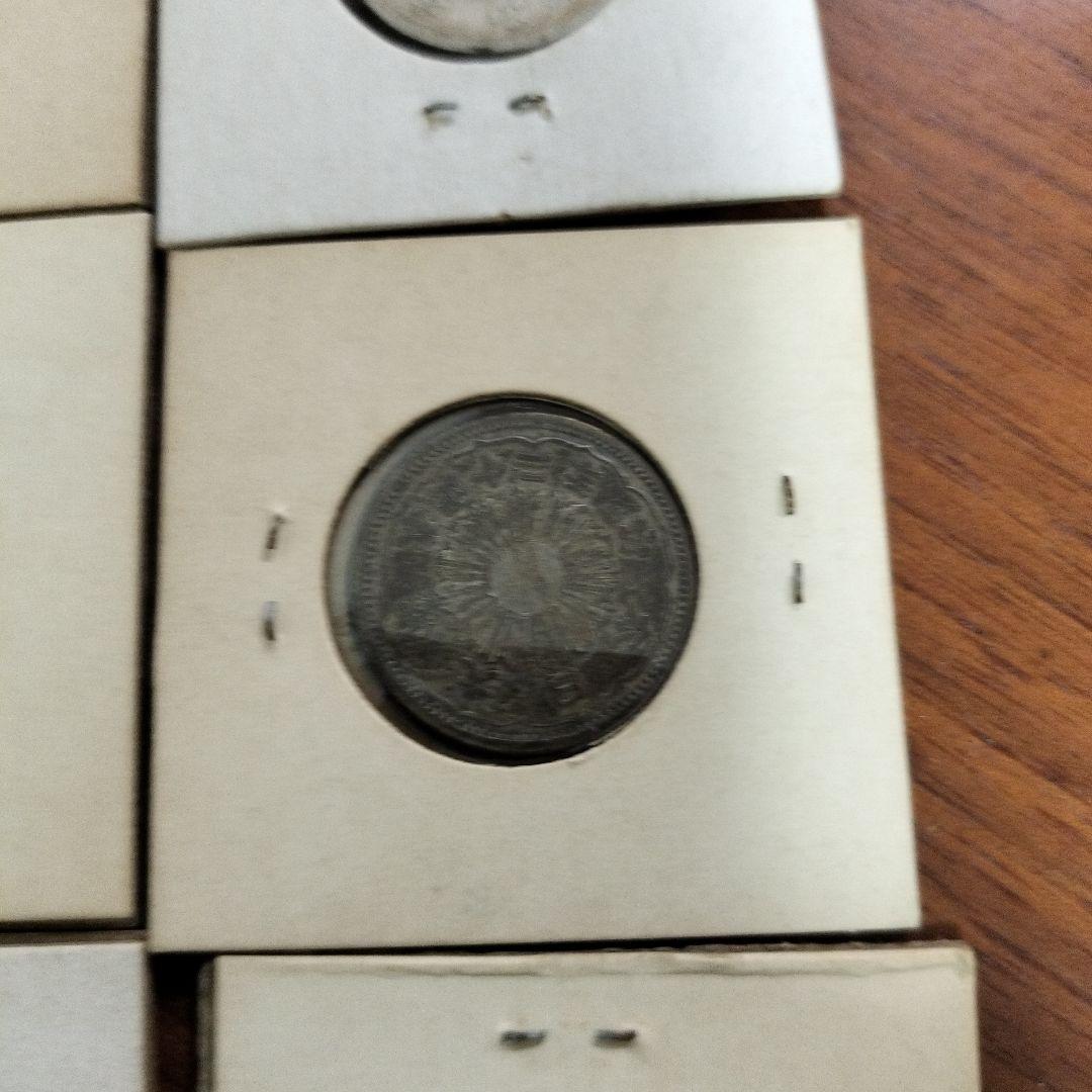 小型50銭銀貨 鳳凰 　美品