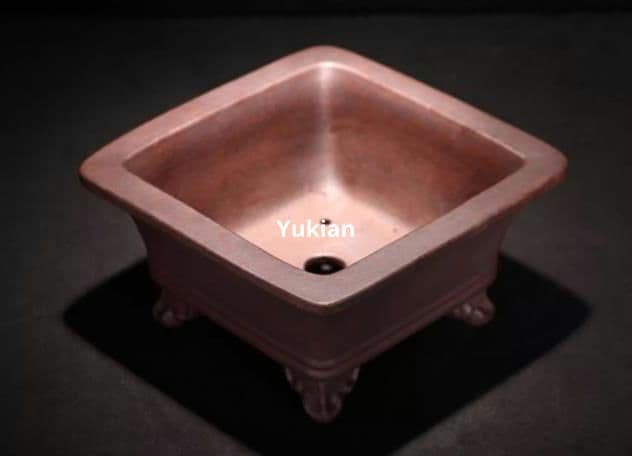 方形鉢 紫砂の鉢 盆栽鉢 植木鉢 小品盆栽鉢 大品盆栽鉢