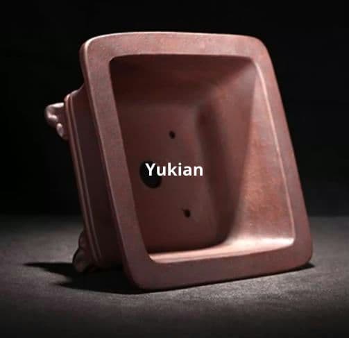 方形鉢 紫砂の鉢 盆栽鉢 植木鉢 小品盆栽鉢 大品盆栽鉢