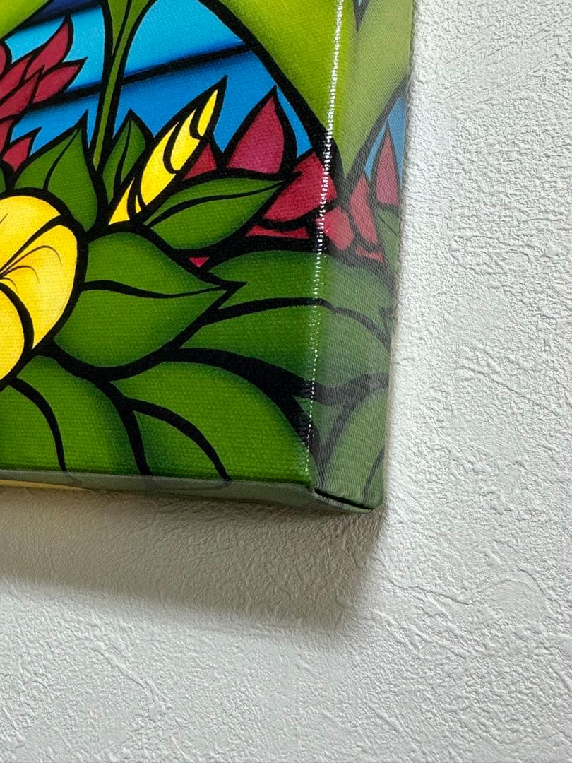 nijiijin ヘザーブラウン ジクレー キャンパスプリント絵画 虹