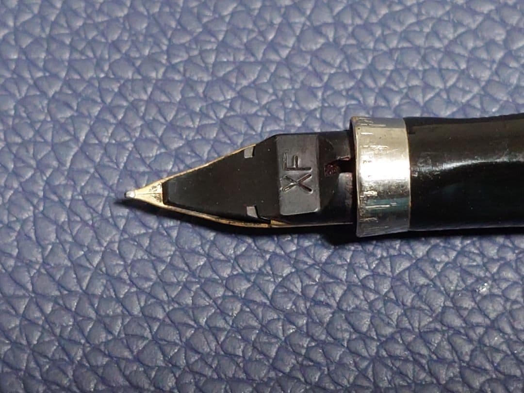 Parker 75 万年筆 シルバー シズレ柄