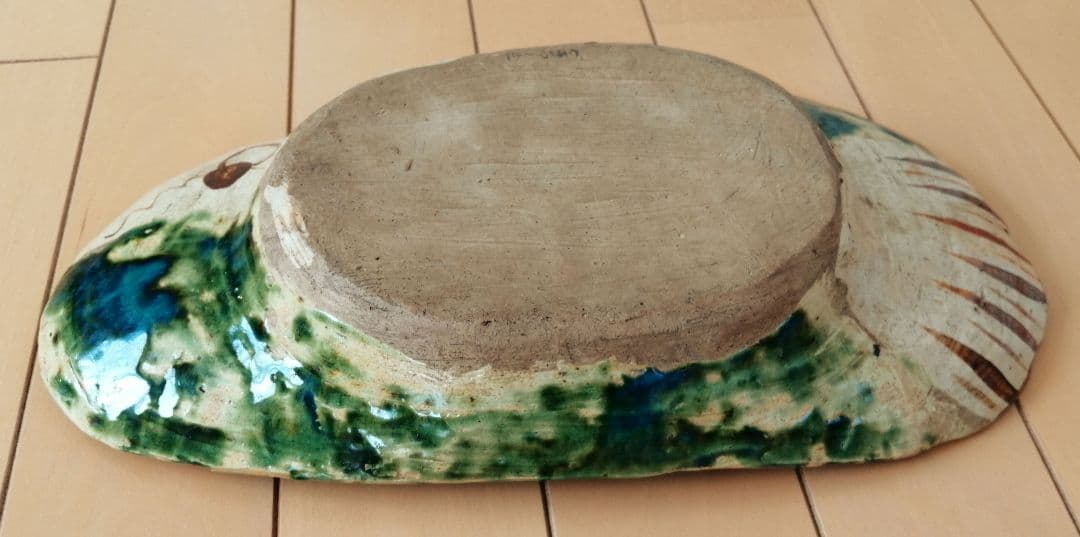 candy　菓子皿　織部　織部焼　織部菓子器