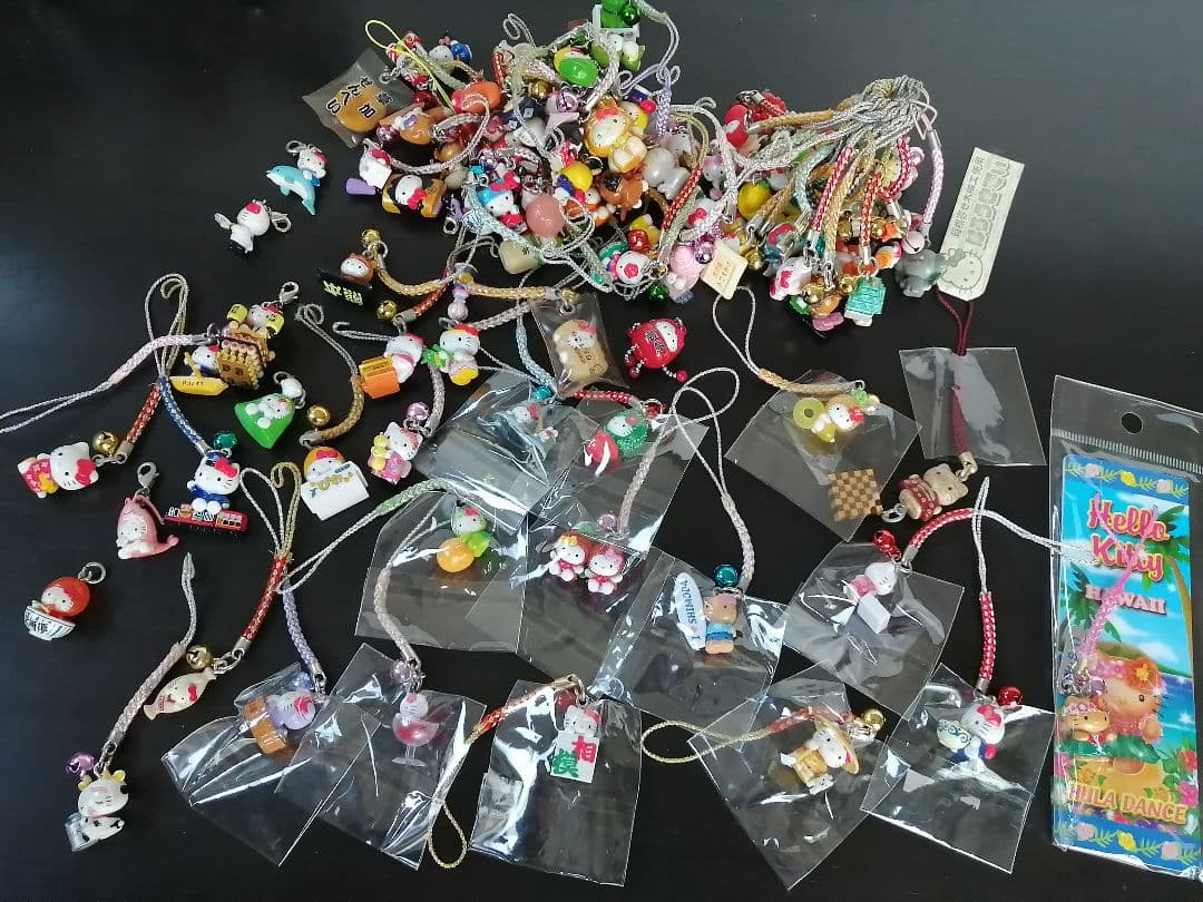 全国ご当地キティ ストラップ　根付　チャ ームまとめ売り