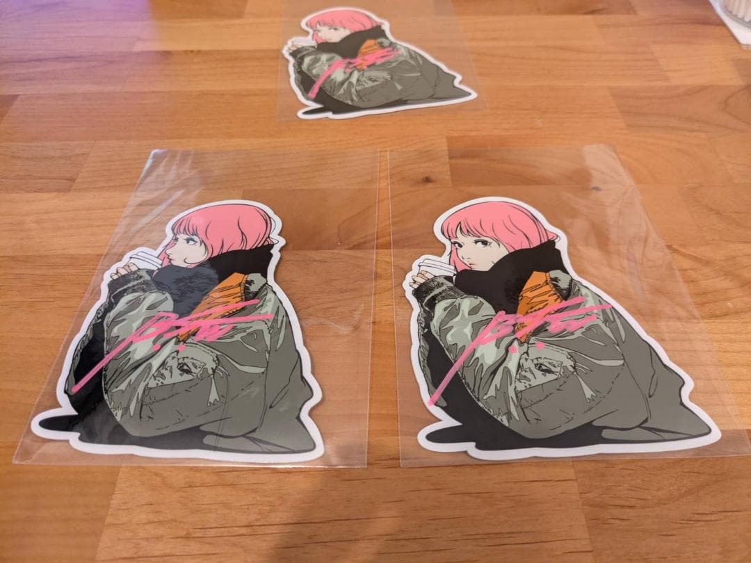 Backside works. アートフェア東京 2024 サイン入りステッカー