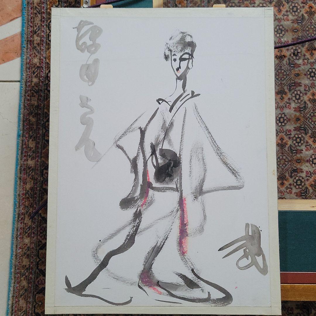 絵 水墨画 絵画 作家不明