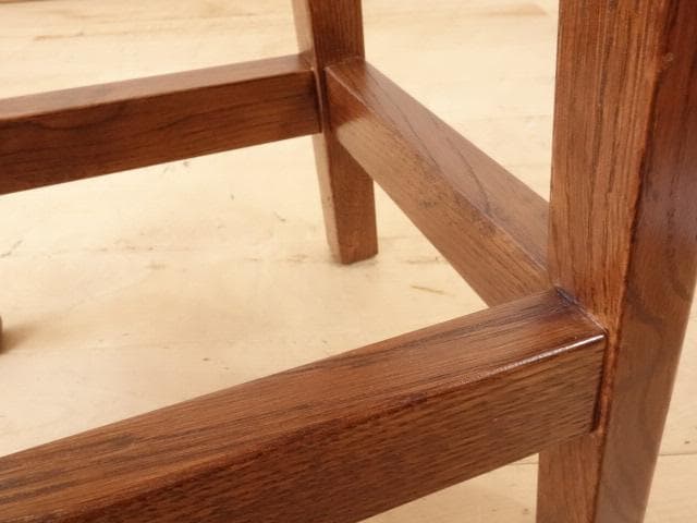 北海道手作り家具　ナラ材　スツールA　勇峰工芸（新）