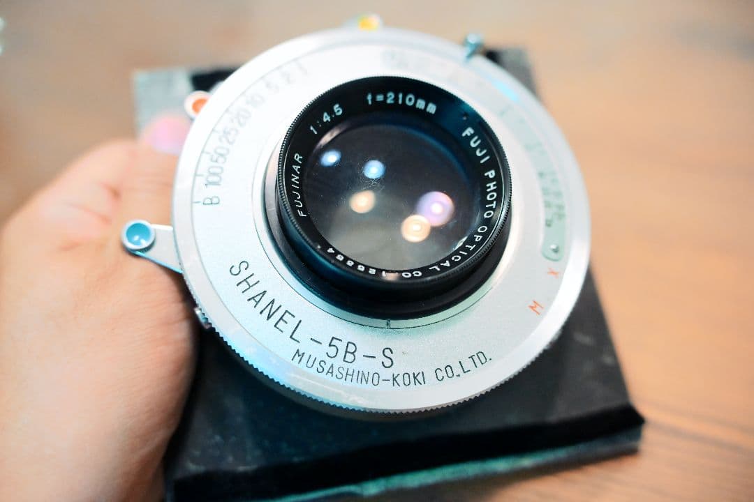 FUJI SHANEL-5B-S fujinar210mm f/4.5 レンズ