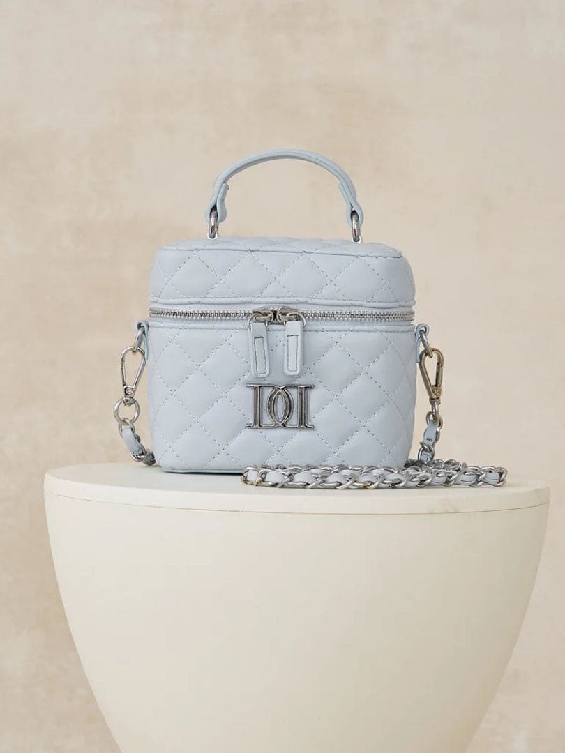 シルバーパーツ キルティングスクエアミニバッグ だーりっち バック