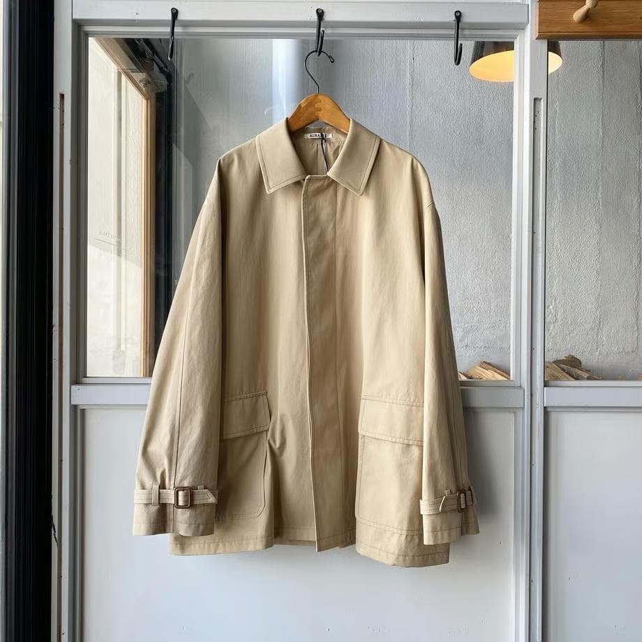 常田大希着 AURALEE FINX HARD TWIST BLOUSON 4