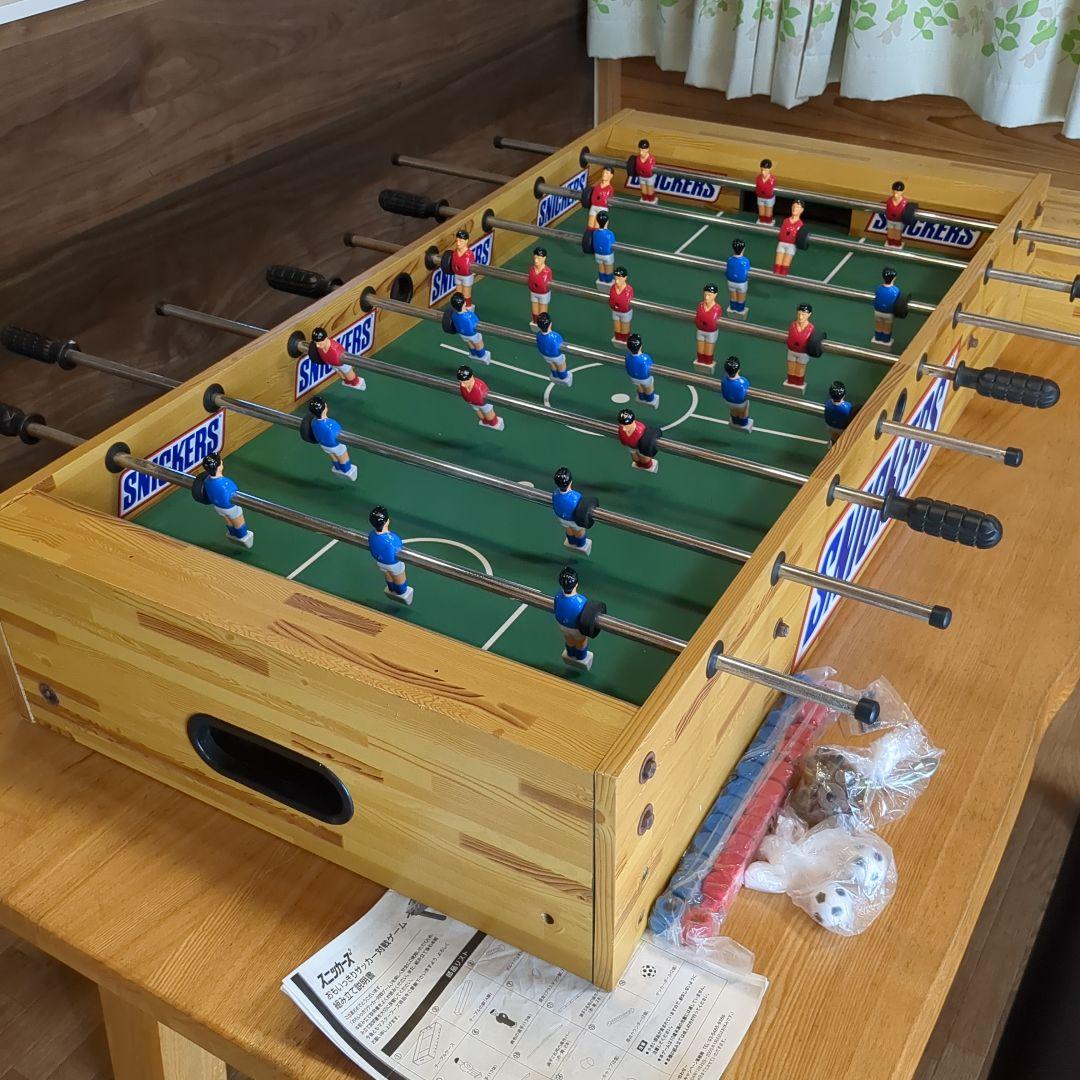 レア　SNICKERS　スニッカーズ 木製サッカーゲーム 非売品