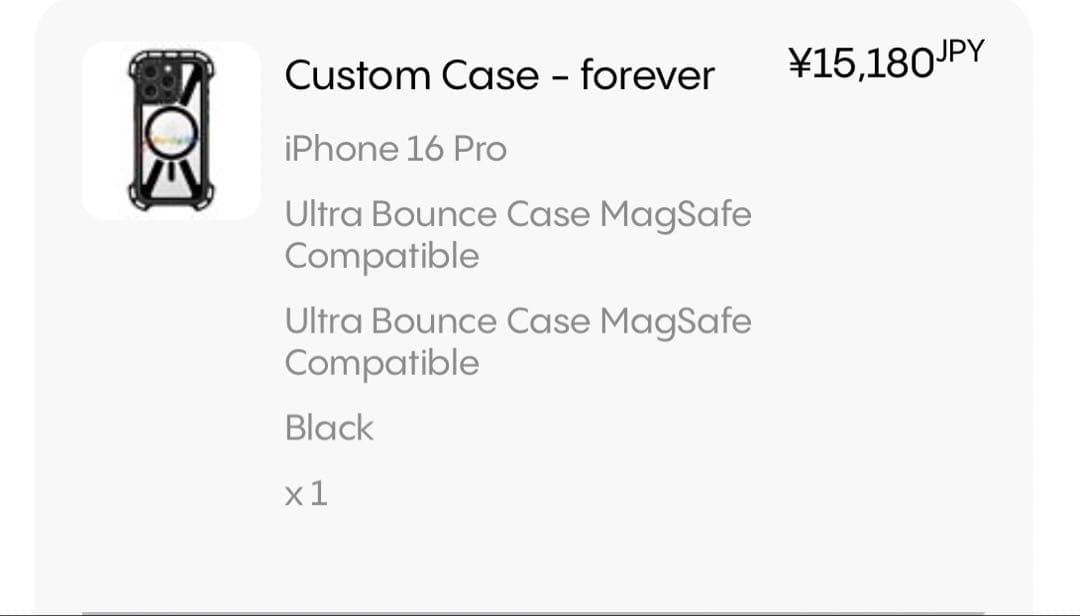 casetify iPhone 16 Pro用ケース