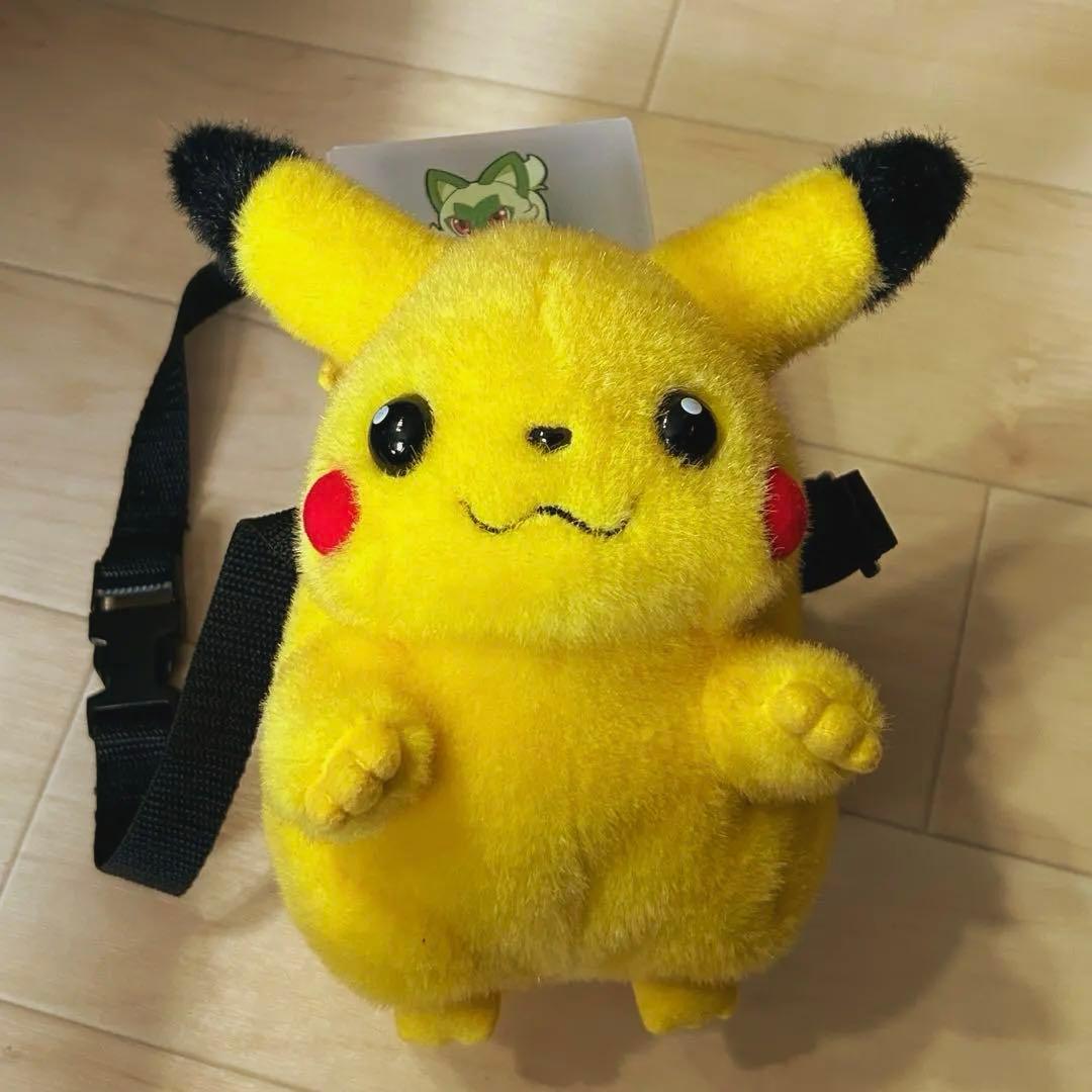 ポケモン　初期ピカチュウ　ぬいぐるみ　バッグ　カバン　レトロ　レア