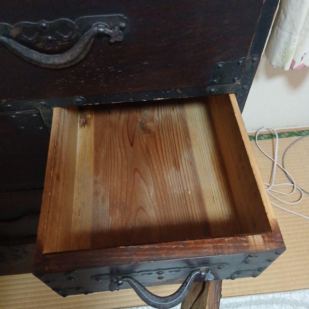 【1/18日までの出品】アンティーク箪笥　4段