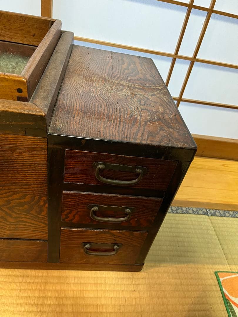 長火鉢 木製 アンティーク