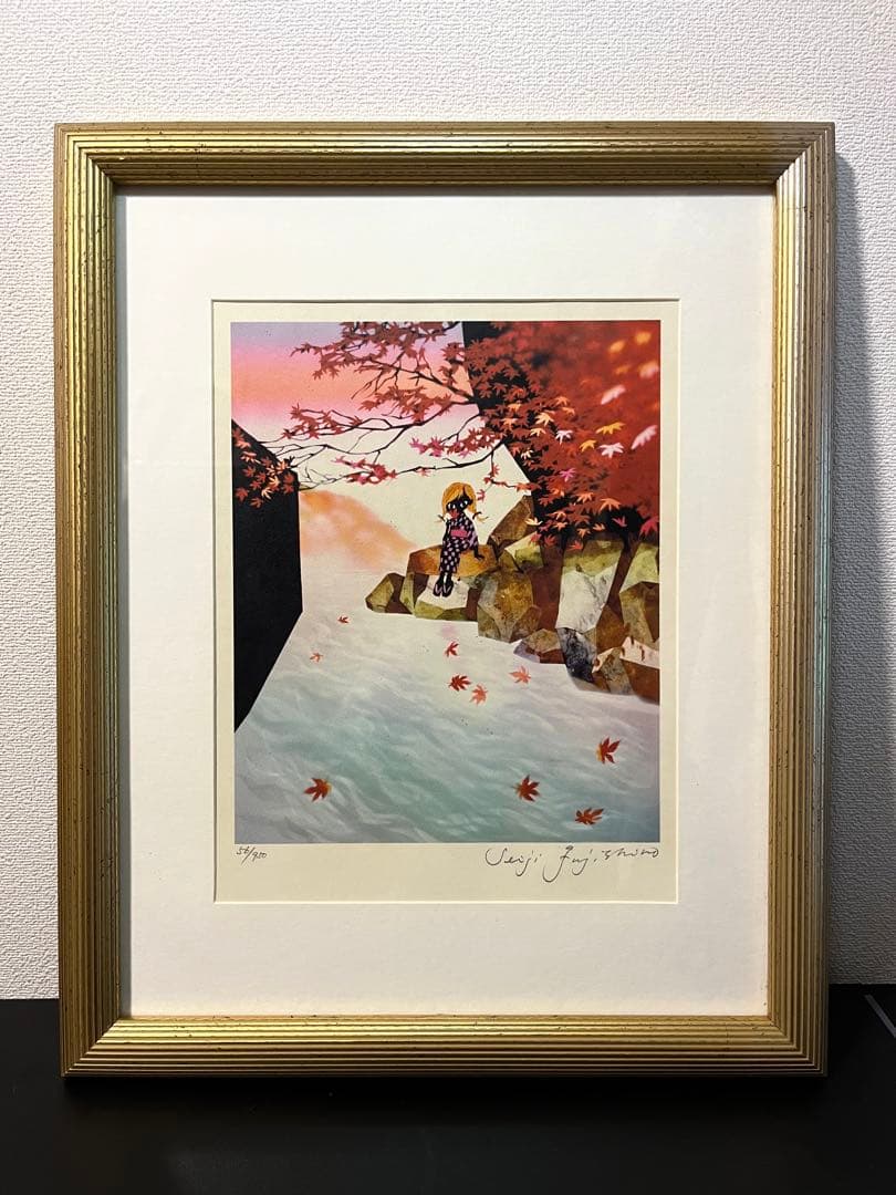 藤城清治！紅葉！10月！レフグラフ！世界限定品！