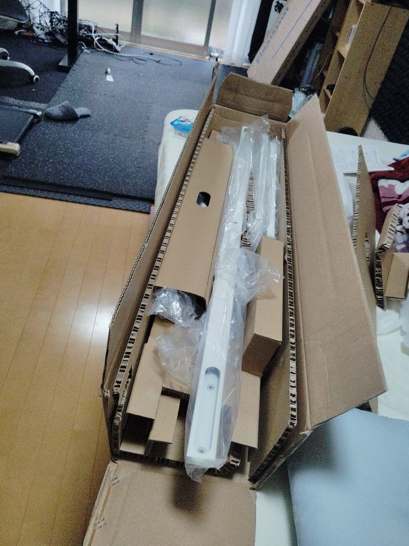 電動昇降デスク幅140cm 奥行き70cm 分解品
